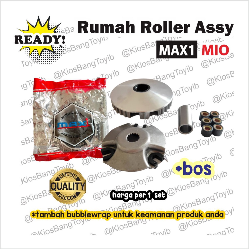 Rumah Roller Weight Assy Tutup Bosh MIO Soul Sporty Smile Karbu (MAX1)