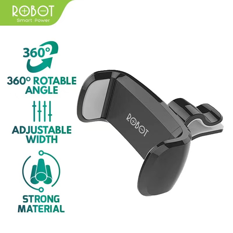 Holder HP ROBOT RT-CH07  Car Air Vent Holder Universal - Silicon Pad Holder Handphone Universal