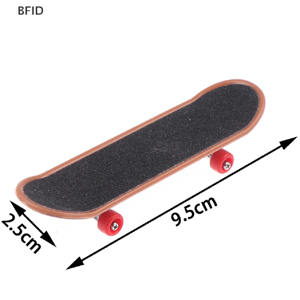 [BFID] Fingerboard Mini Finger Skateboard Mainan Skateboard Skuter Skate Jari Plastik [ID]