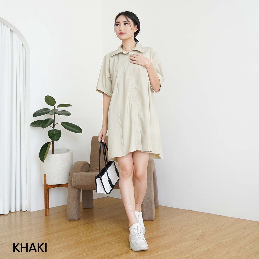 Dress Kemeja Katun Miami