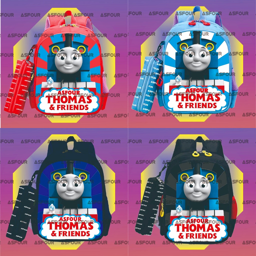 ASfour - PREMIUM Tas anak sekolah laki laki ransel THOMAS AND FRIENDS terbaru 2023 bisa bayar di tempat ( COD )