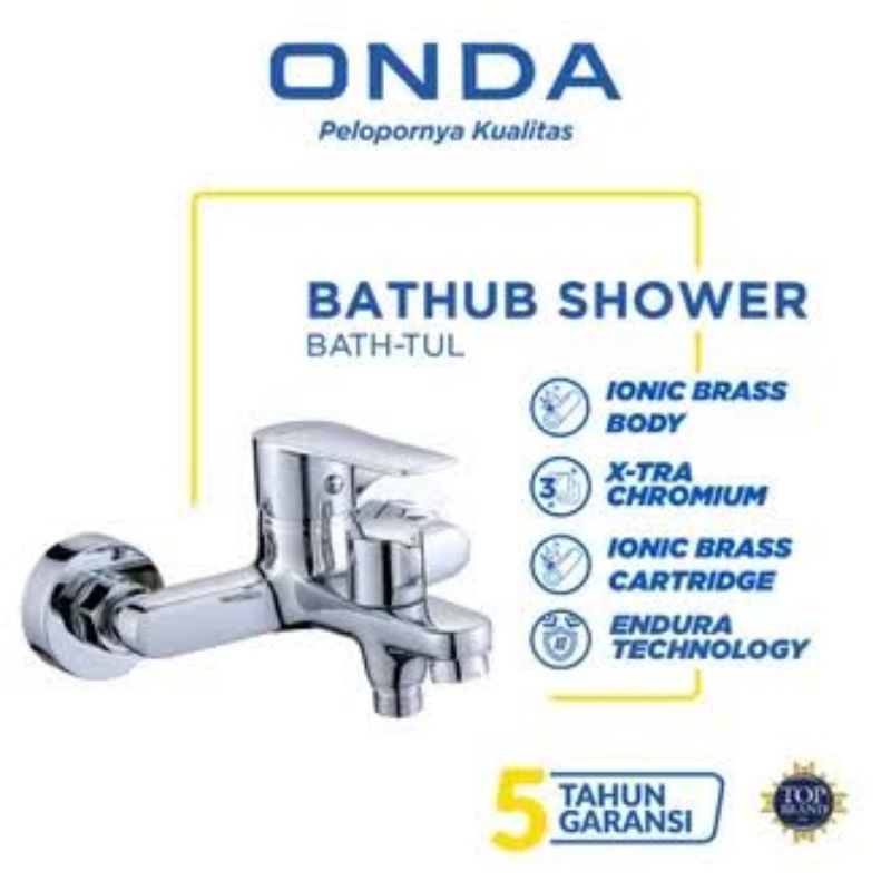 KRAN MIXER ONDA BATH-TUL 1/2&quot; IN AIR PANAS DINGIN KERAN BATHTUB SHOWER BATH TUL Keran Air Panas Onda