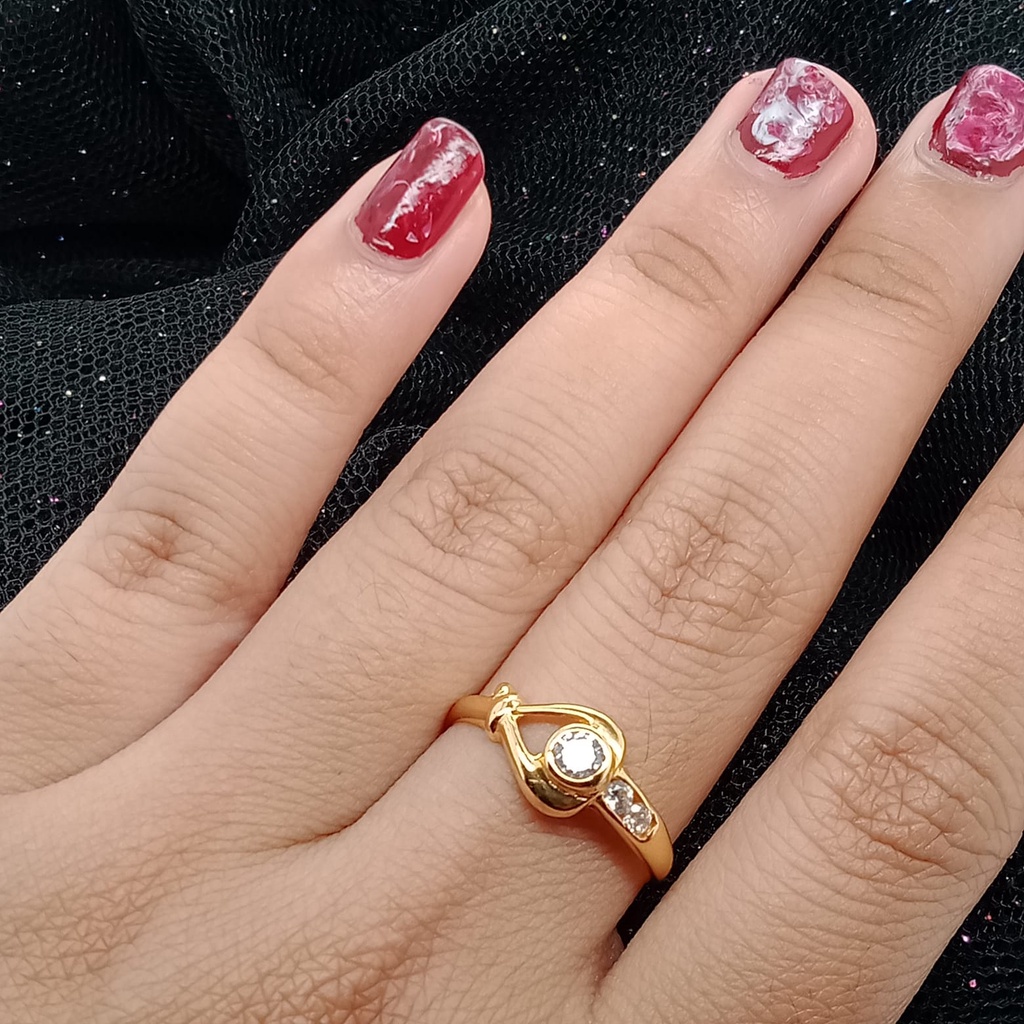 Cincin emas 17k - 1.55 gr kadar 750 - 4099