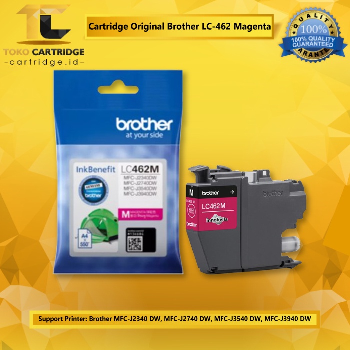 Tinta Cartridge Original LC462 LC 462 MFC J2340DW J2740DW J3540DW J3940DW