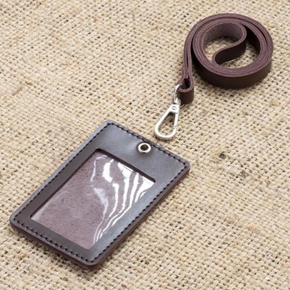 

✓ Id Card Holder Kulit Name Tag Pria Wanita Model Baru!!