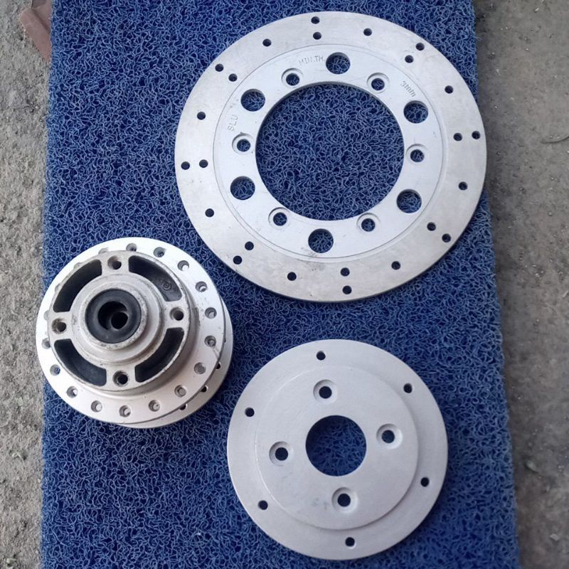 adaptor cakram depan Jupiter fiz r velg RCB pakai cakram Megapro Tiger lama Verza cb 150 old