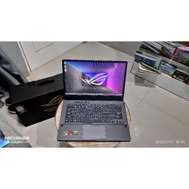ROG ZEPHYRUS G14 ANIMATRIX RYZEN 7 5800HS RTX 3050 RESMI
