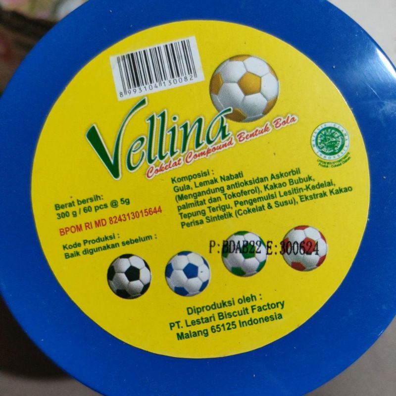 

Jajanan jadul cokelat bola/vellina ball 1 toples