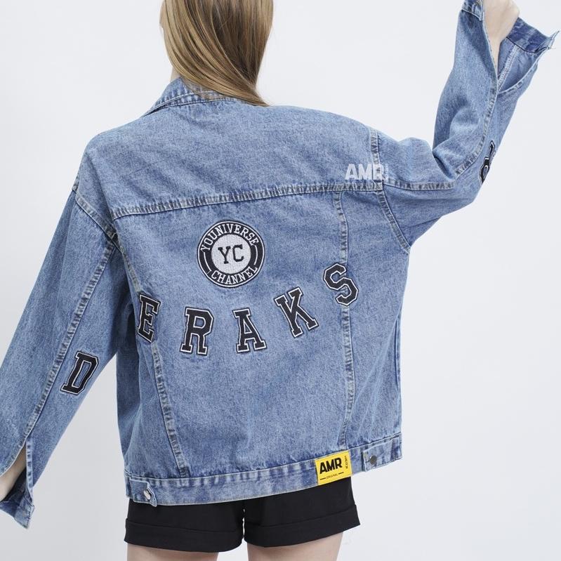 Depan AMR ORIGINAL -  ERAKS 1397 - JACKET JEANS OVERSIZE  DREAM