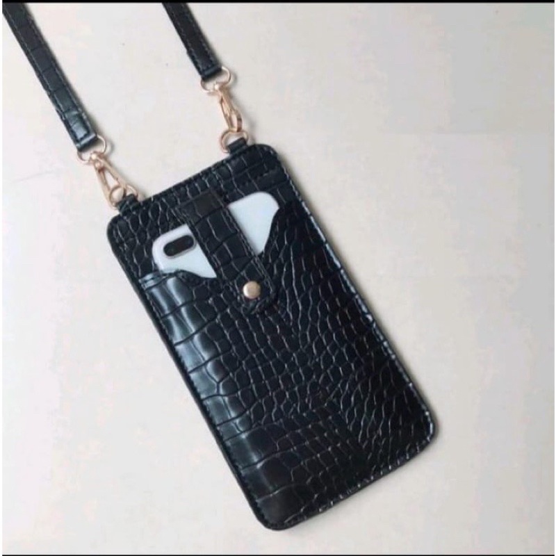 POCKET CROCO DOMPET HP TAS SLING PHONE TAS SELEMPANG