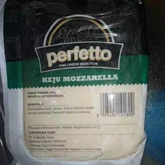 

Promo | KG4|Mozarella perfetto 250gr label asli