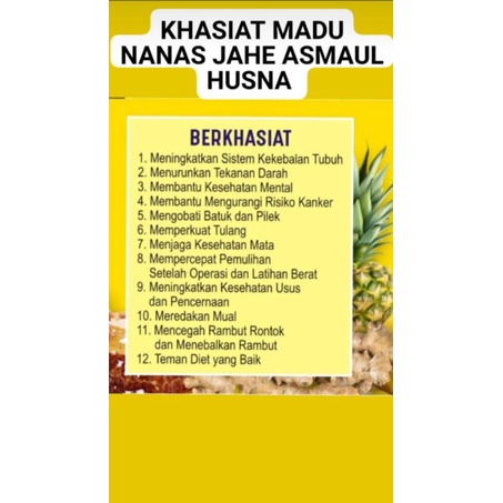 

madu nanas jahe 99