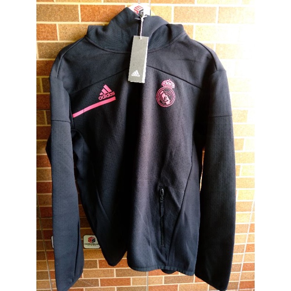 Jaket Adidas ZNE Raal Madrid Black Pink Original