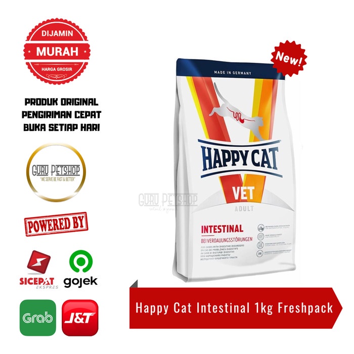 Happy Cat Vet Intestinal 1kg Freshpack Vet Intestinal Dry Cat Food