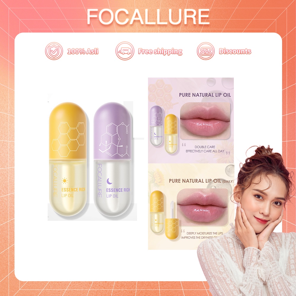 FOCALLURE Lipstik Madam Kosmetik Moisturizing Lip Gloss Natural Lip Oil Lip Cream Matte Original Lipstik FA330