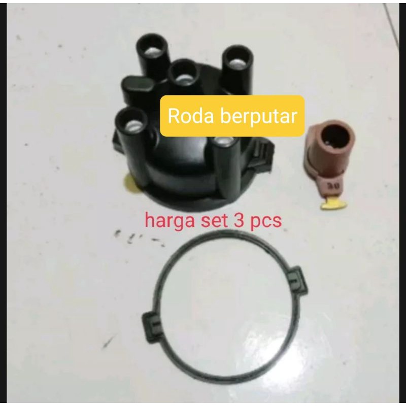 tutup delco rotor delco karet tutup delco kijang super grand rover jantan 1 set