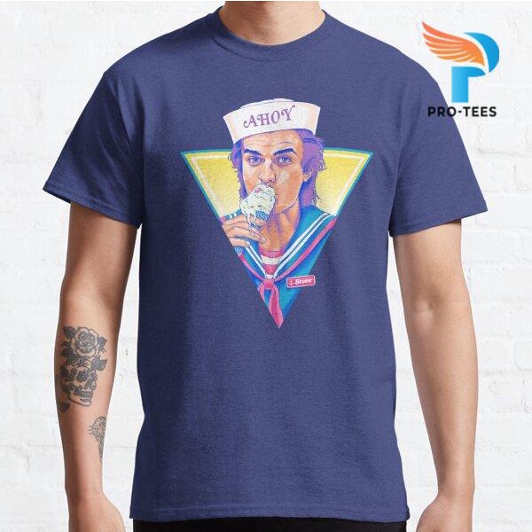 Kaos Baju Pria Ahoy Stranger Things Steve Harrington - UNISEX #1695