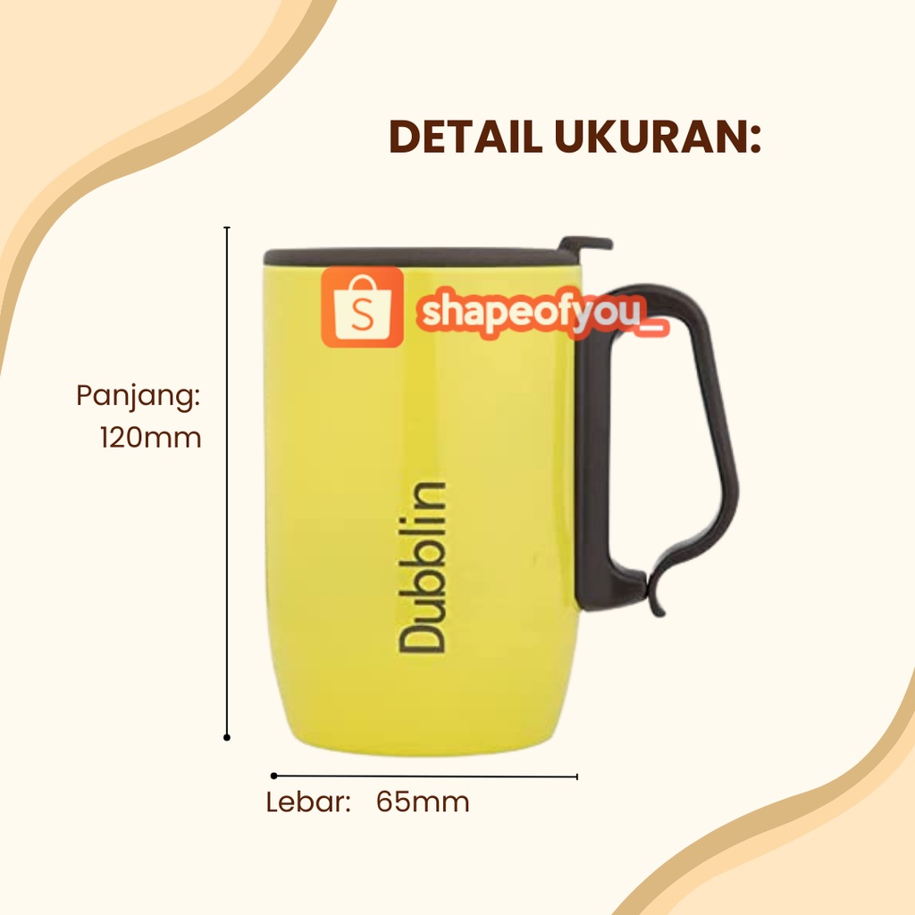 Mug Dubblin Refresh 350ml Stainless Steel Tahan Panas Dingin Vacuum Flask