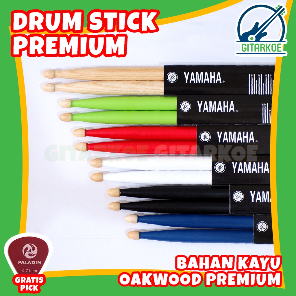 Stick Drum Import Ukuran 5A &amp; 7A High Quality Material Oakwood