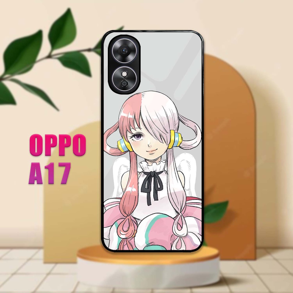 [MP38] Case Oppo A17 | Casing Kilau | Kesing Glossy | Hardcase Hape Oppo A17 | Case Motif Uta One Pi
