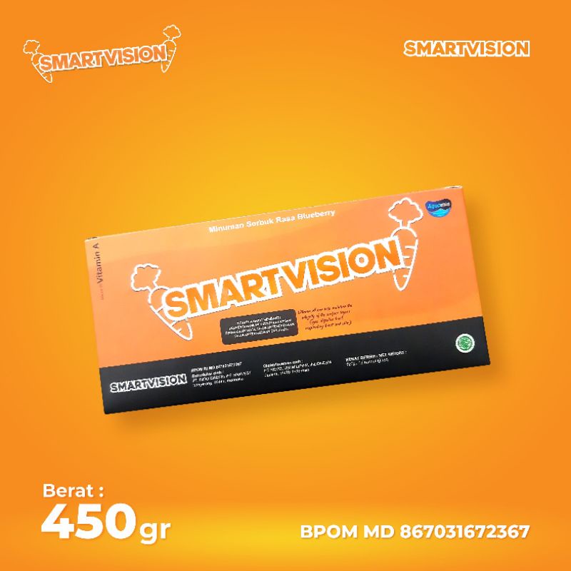 Vitamin Mata Untuk Obat Mata Minus / Silinder Smart Vision Original BPOM