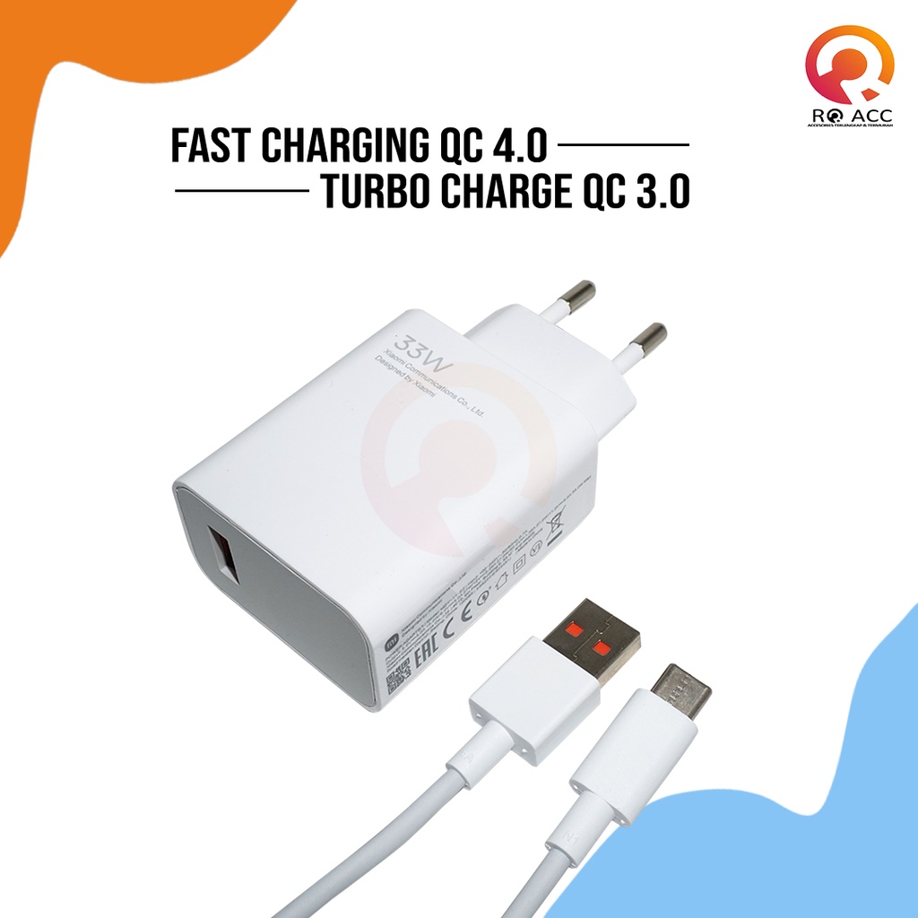 [RO ACC] MDY11EZ CHARGER XIAOMI 33W FAST CHARGING 3.0 TYPE C DEVICES ORIGINAL