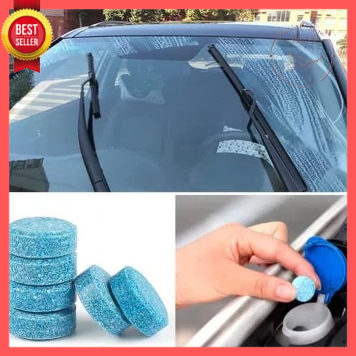GOS -A401- Tablet Sabun Pembersih Wiper Kaca Mobil - Tablet Wiper Pembersih Kaca Mobil Anti Jamur - 1 Pcs Tablet Sabun Ajaib