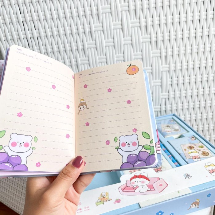 

Paket Jurnal 7 In 1 Free Box Paket Alat Tulis Sekolah Anak Lucu