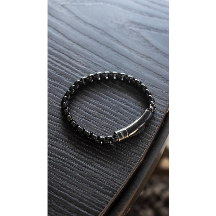 Gelang Pria / Gelang Cowok / Gelang Rantai Stainless Steel Lucan