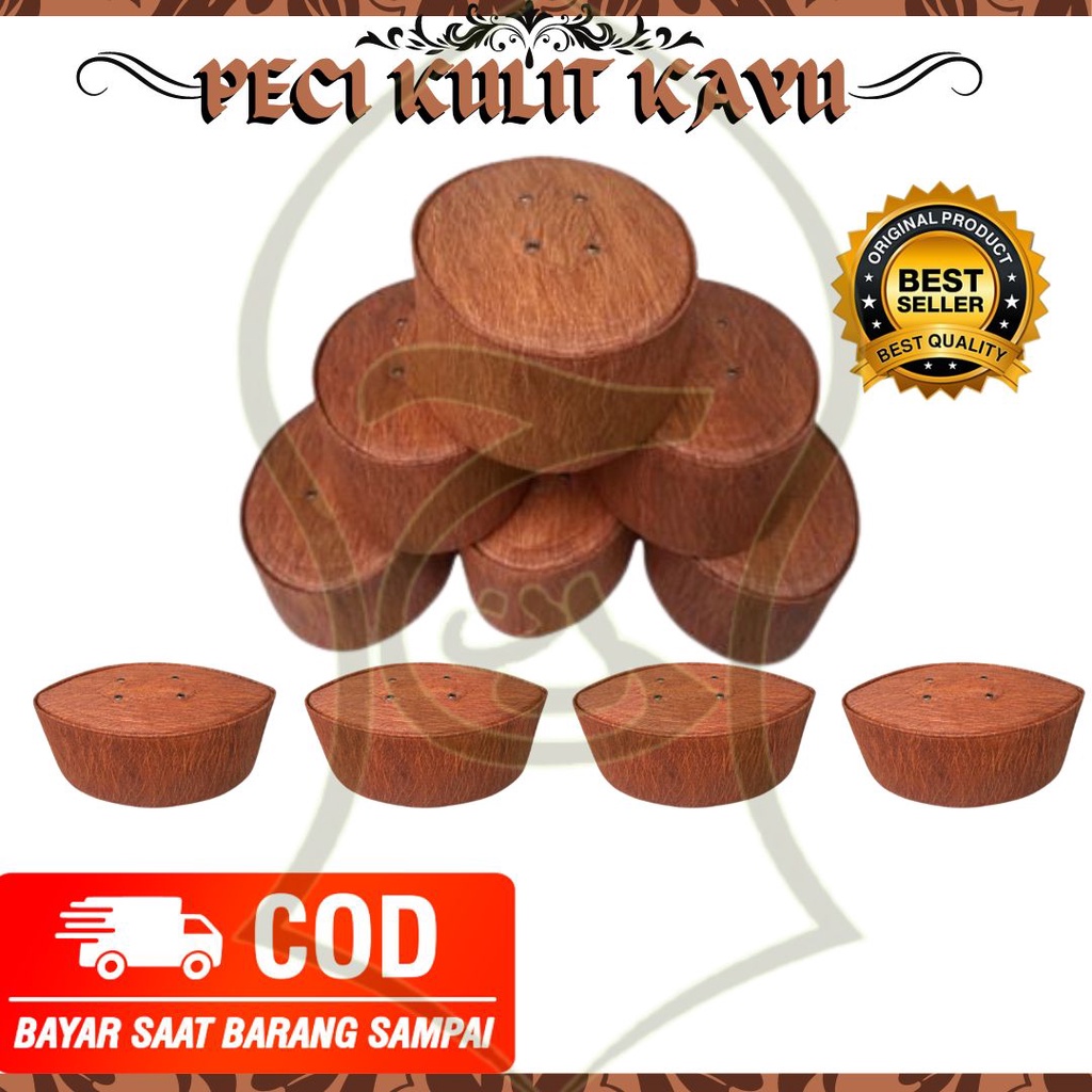 COD | TERMURAH | peci songkok kulit kayu asli 100% kulit kayu | peci kulit kayu | kopiah pria MURAH