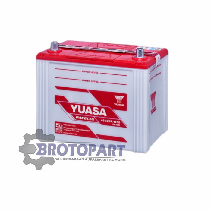 Aki Mitsubishi Colt Diesel, Fuso, Truk, Bus Accu basah Yuasa N50 50Ah