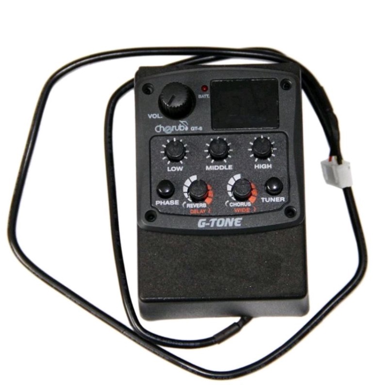 HKJ [Ready Stock] pre amp gitar akustik gt6 gt-6 Preamp Equalizer Cherub G-Tone gt 6 Best Seller