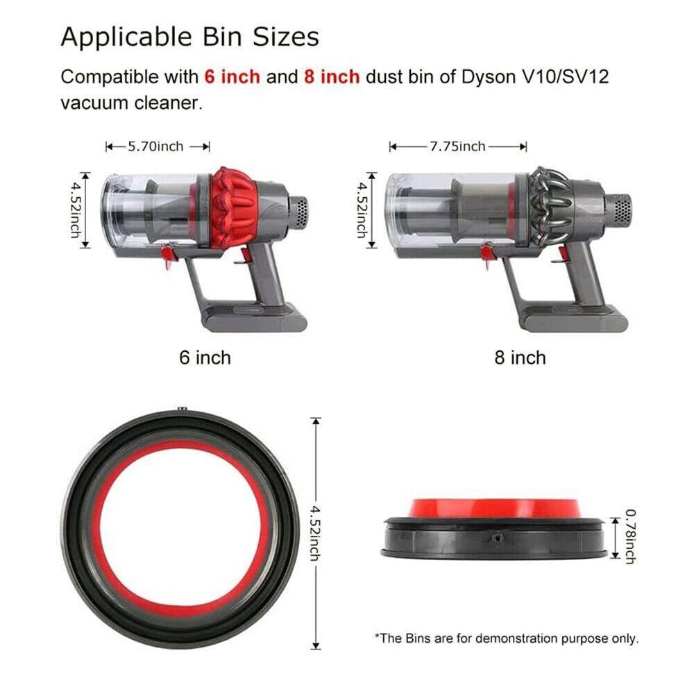 Solighter Top Fixed Sealing Ring Kualitas Tinggi Untuk Dyson V10/11Perbaikan Vacuum Cleaner Part