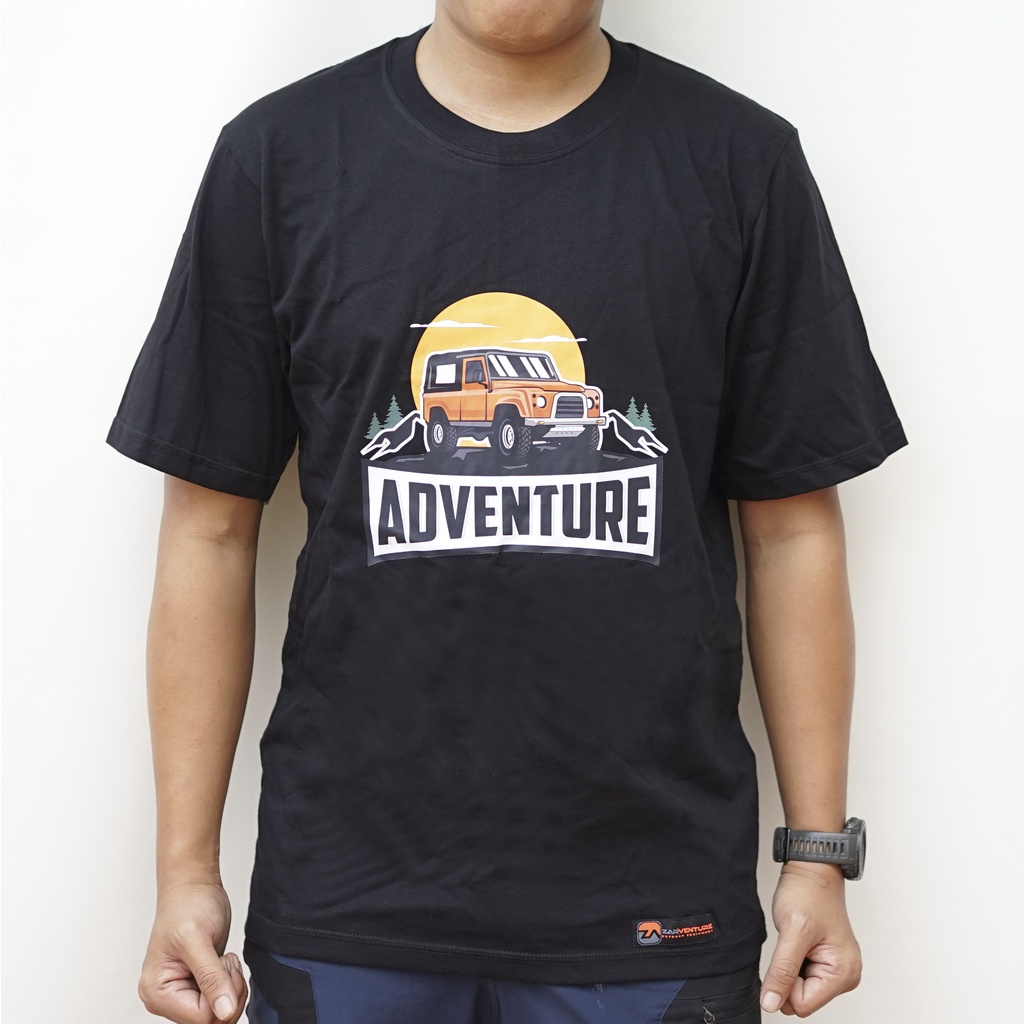 kaos tshirt tema adventure hiking zarventure 1009