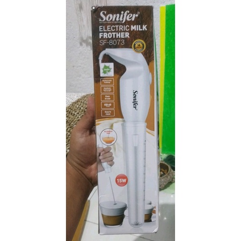 Sonifer SF 8073 Milk Frother Hand Mixer Pengaduk Susu Kopi Foamer Electric Elektrik pengocok minuman listrik drink mixer pengocok  Sonifer Milk Frother Mixer Pengaduk Susu Kopi Foamer