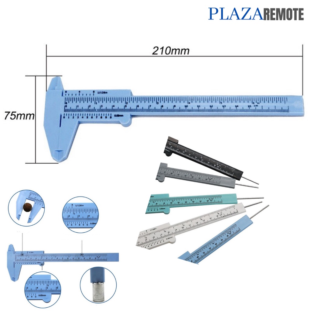 SIGMAT PLASTIK JANGKA SORONG PENGUKUR PANJANG CALIPER GAUGE 150 MM