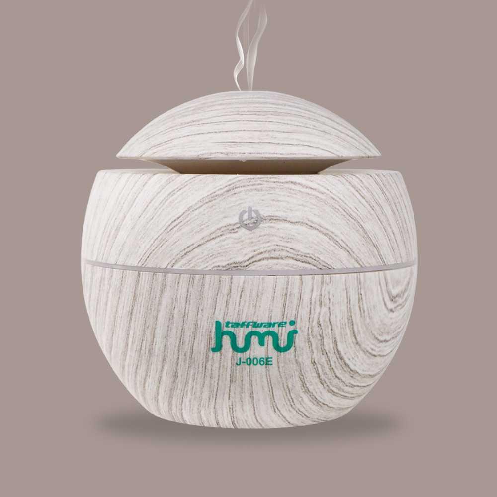 Taffware Air Humidifier Ultrasonic Aromatherapy Wood 130ml - Humi J-006E