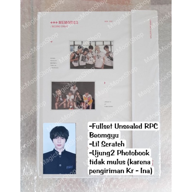 (TOLONG BACA KET) TXT BEOMGYU SECOND STORY, RPC BEOMGYU MEMO 2ND STORY FULLSET