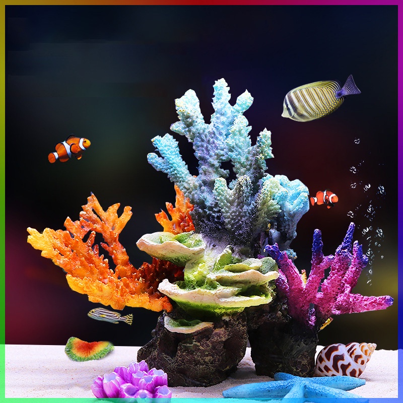 Jumbo size Simulation Fake coral Karang Laut reef sea fish tank