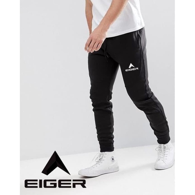 Celana Joger Pria EAGER BIG SIZE HITAM SIZE M L XL 2XL 3XL 4XL 5XL TERLARIS BANGET