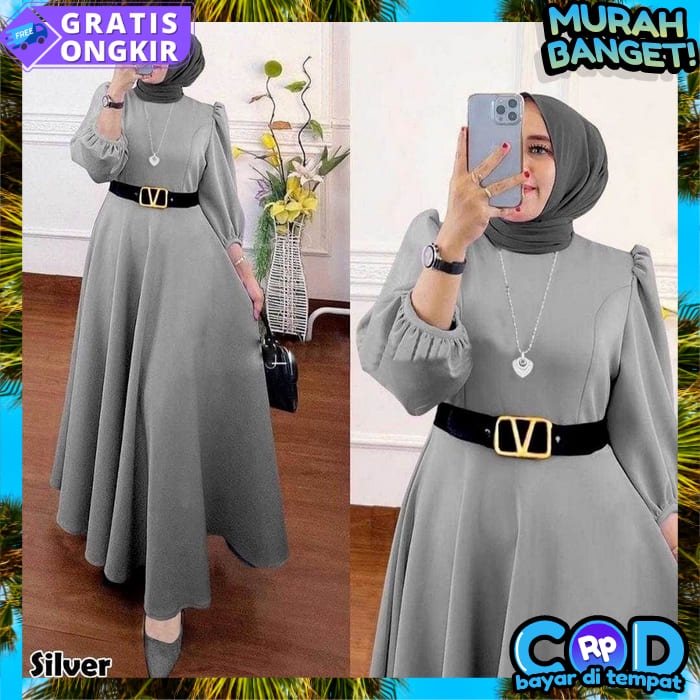 Bju Muslimah Sarii Games Perempuan Dewasa Gamia Ibu Ibu Adem Drees Wnita Elegan Gemes Wamita Sarri G