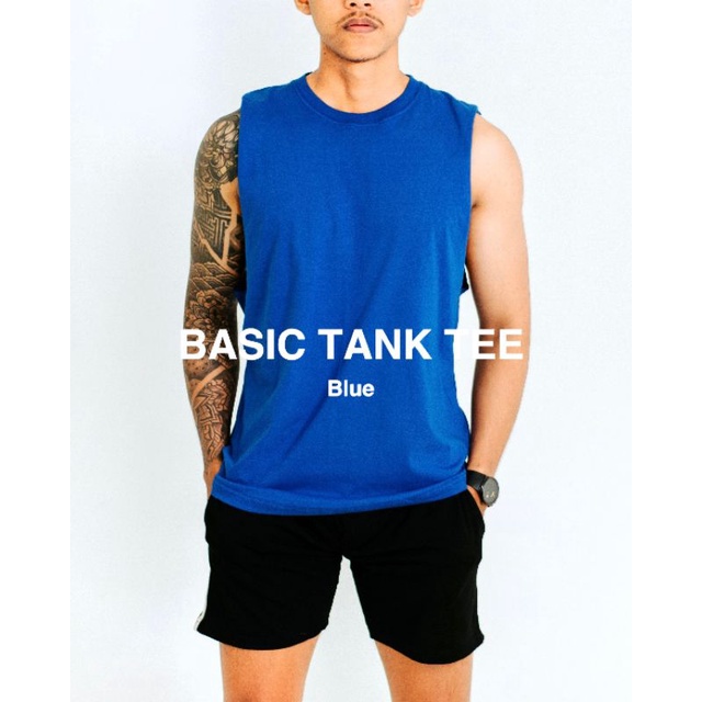 Tank Top Pria / Basic Tank Tee