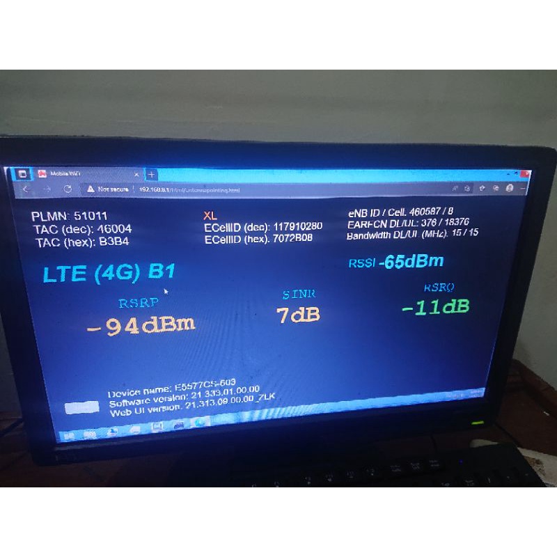 Modem Wifi Huawei E5577cs-603 Mifi Slim2 Unlock Fullmod Alloprator 4G LTE B1'B3'B40MHz (Paki Battery &amp; Bypas)