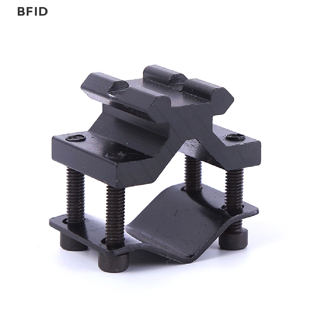 [BFID] Tactical Universal Adjustable Rail 20mm Mount Adapter Untuk Scope Senter Laser [ID]