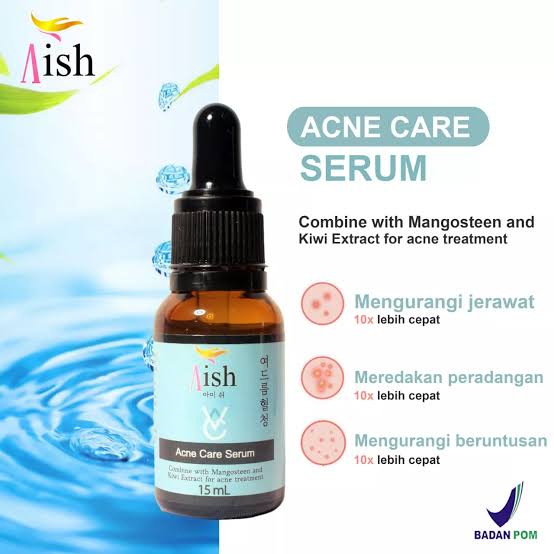 AISH ACNE CARE SERUM KOREA ORIGINAL BPOM - AISH SERUM JERAWAT 100% ORI 15ml