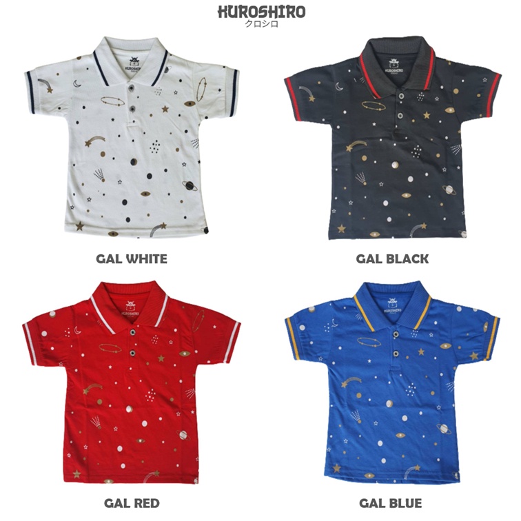 KUROSHIRO - Setelan Baju Anak Laki Laki 1-9 Tahun Jeans Wangki Galaxy Kaos Kuroshiro