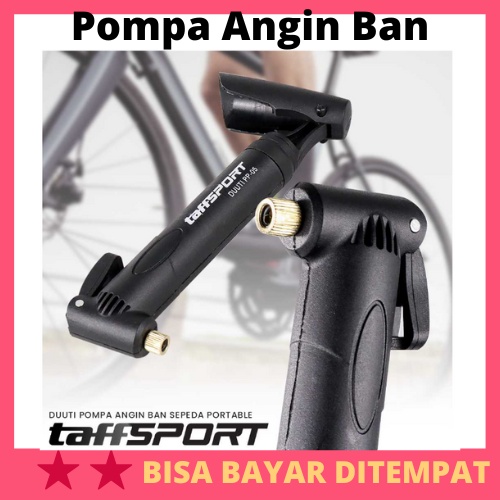 Pompa Angin Ban Sepeda Portable / Pompa Angin Ban Dalam Sepeda Sepedah Dan Motor Becak Rockbross Fix