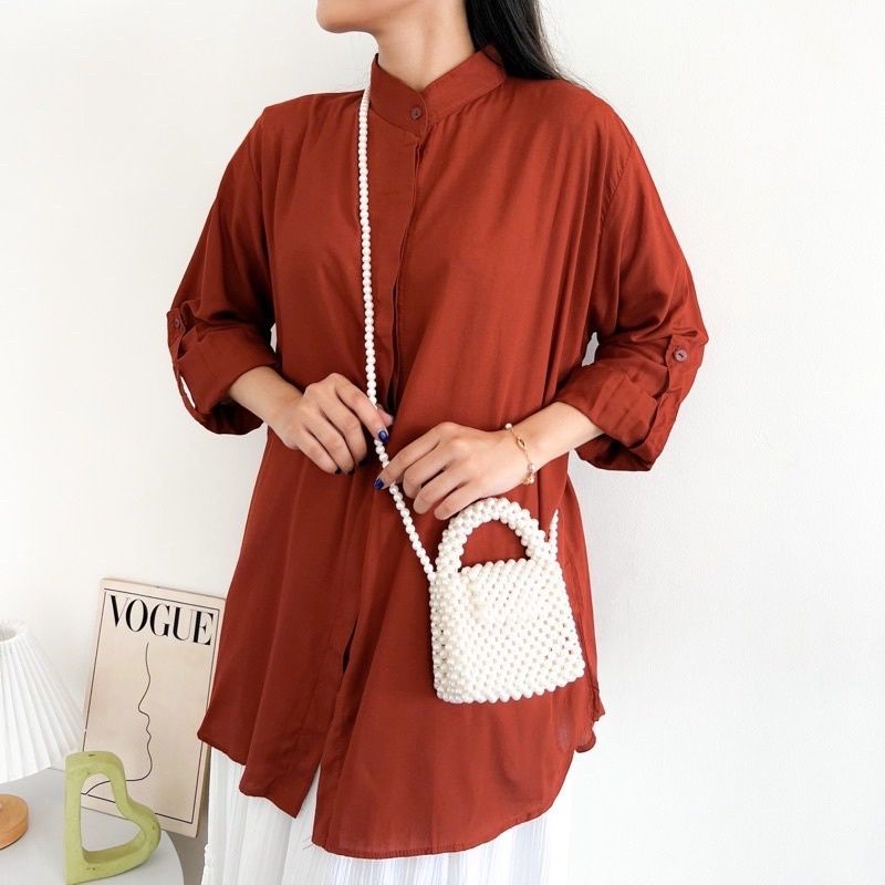 Kemeja zerlind polos basic rayon best quality