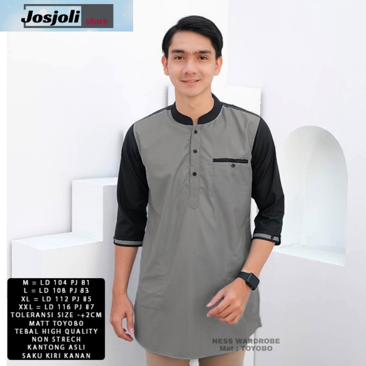 JOSJOLI_STORE/Baju Koko Taror/Pakaian Muslim Pria Dewasa/Fashion Muslim/M L XL XXL