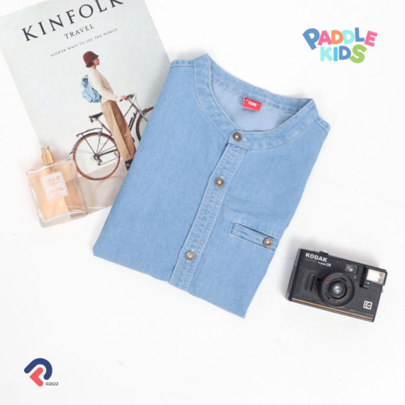 Ready ‼️ Kemeja Kemko Denim by Paddlekid bisa COD